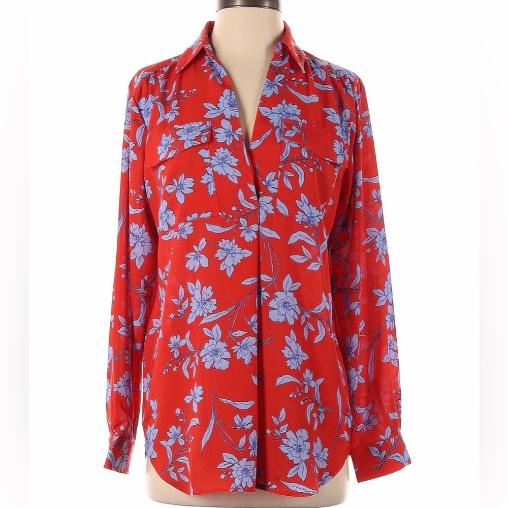 Ann Taylor floral blouse